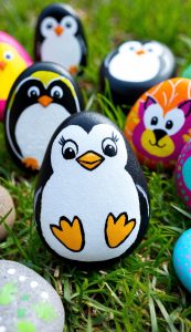 61 Easy Animal Painted Rock Ideas for Beginner-Friendly Crafts