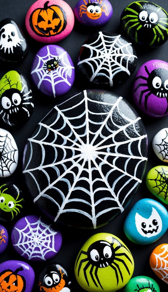 48 Spooky Halloween Painted Rock Ideas for Festive Fall Crafts