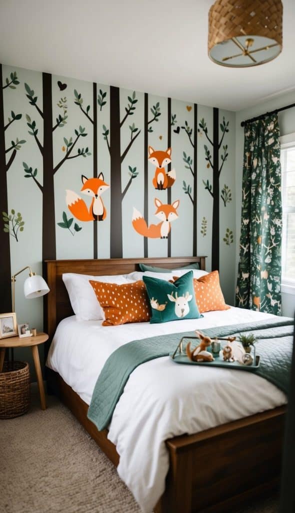 19 Woodland Animal Bedroom Decor Ideas for Kids: Cozy Forest-Inspired ...