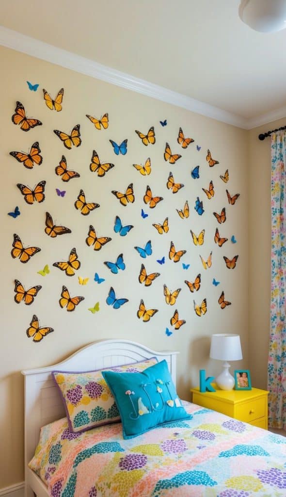 19 Butterfly Bedroom Decor Ideas for Kids: Create a Magical Flutter ...
