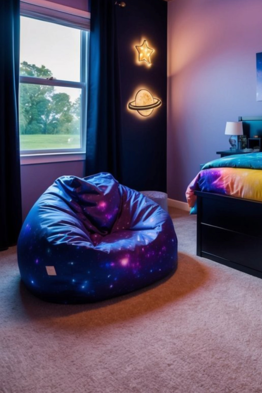 Picture of 17 Galaxy-Themed Bedroom Decor Ideas for Kids: Create a Stellar Space ...