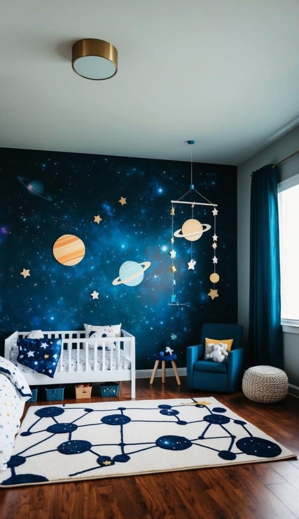 Picture of 17 Galaxy-Themed Bedroom Decor Ideas for Kids: Create a Stellar Space ...