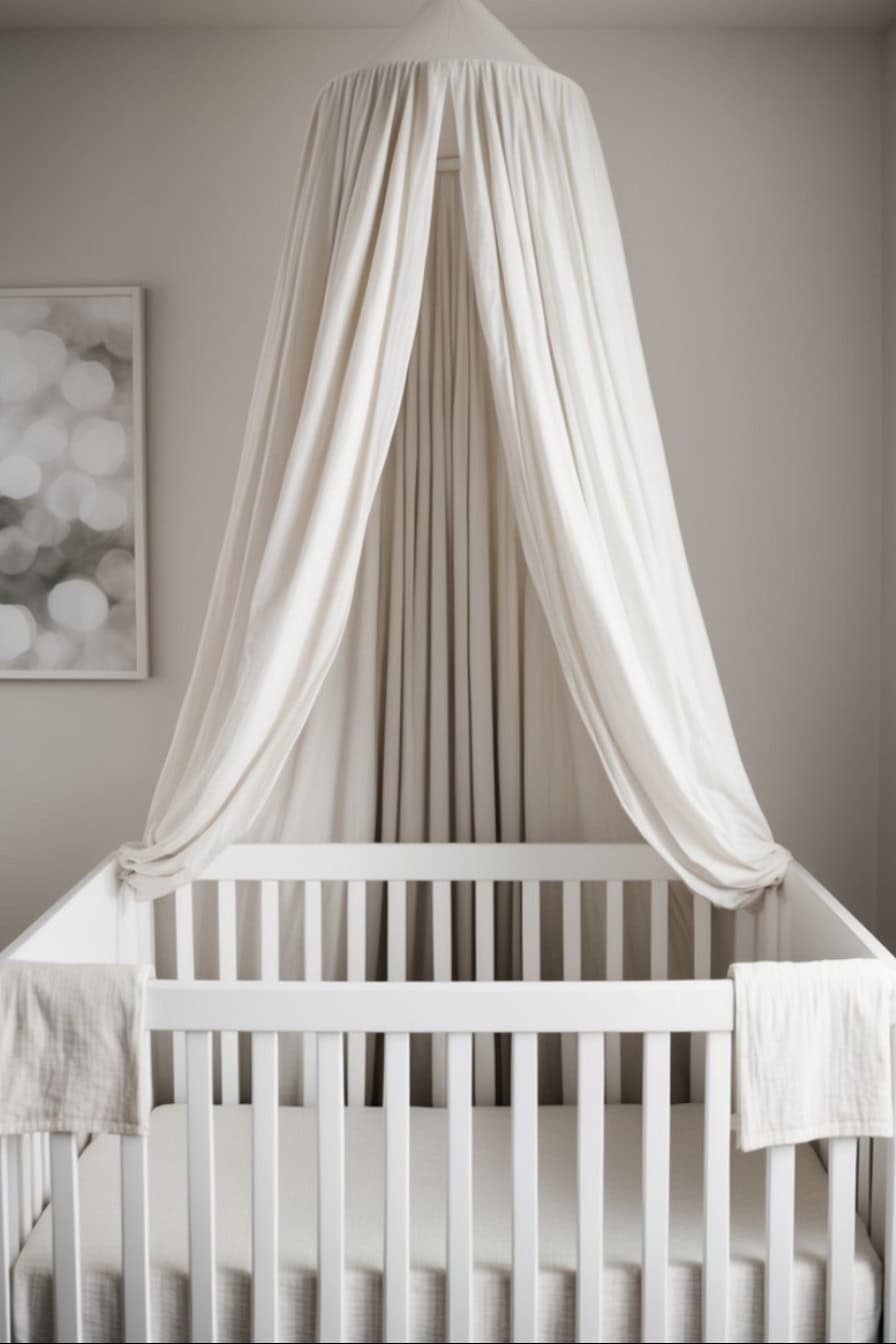 View of 22 Minimalist Nursery Ideas: Serene and Stylish Spaces for Your Little One