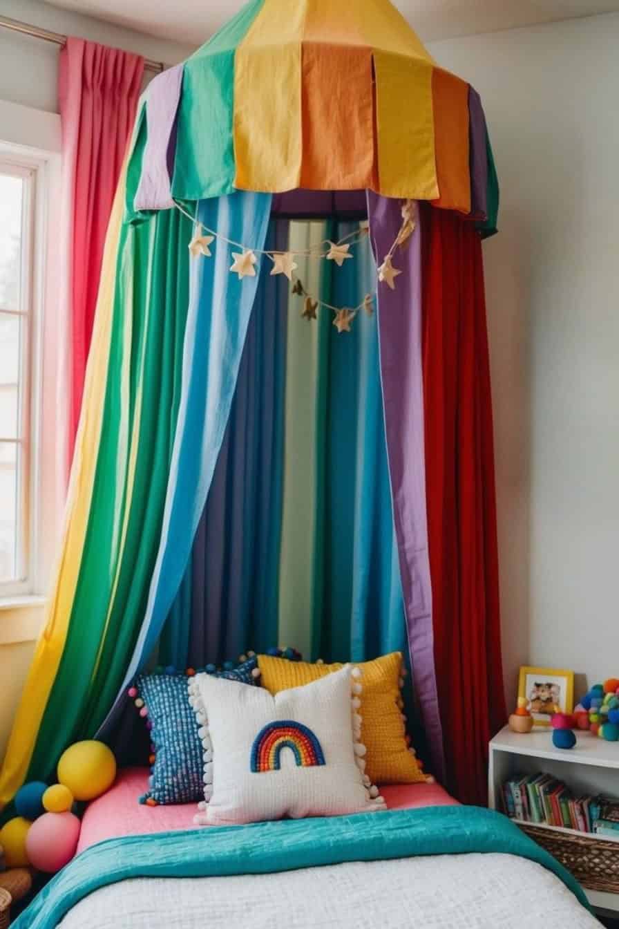 19 Rainbow Bedroom Decor Ideas for Kids Brighten Up Your Little One's