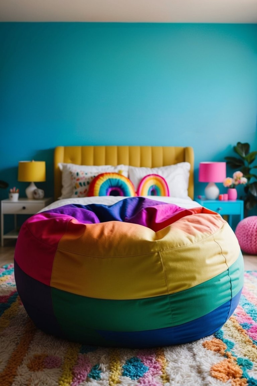 19 Rainbow Bedroom Decor Ideas for Kids: Brighten Up Your Little One's Space with Vibrant Colors