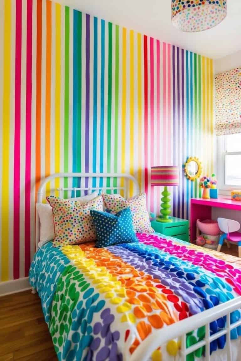 19 Rainbow Bedroom Decor Ideas for Kids Brighten Up Your Little One's