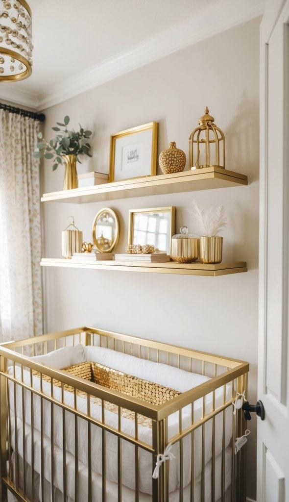 19 Gold Nursery Ideas: Glamorous Touches for Your Baby's Luxurious Room