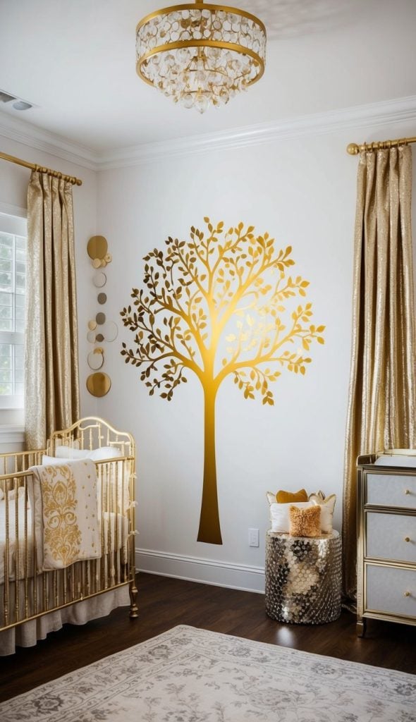 19 Gold Nursery Ideas: Glamorous Touches for Your Baby's Luxurious Room