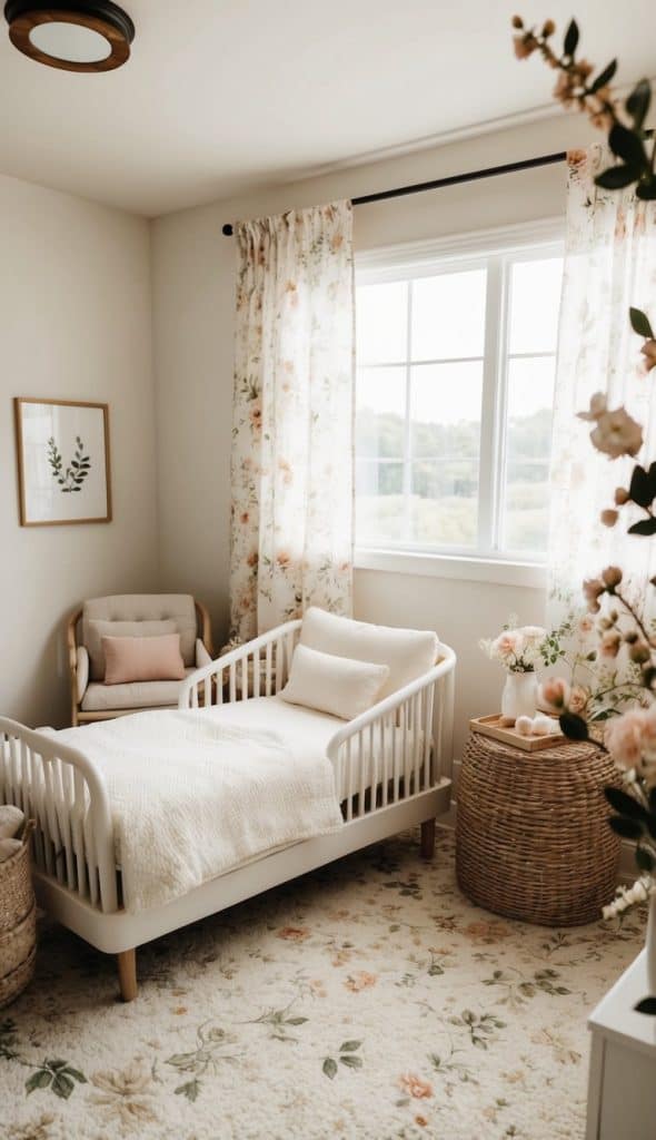 17 Floral Nursery Ideas: Blooming Beauties for Your Baby's Botanical Haven