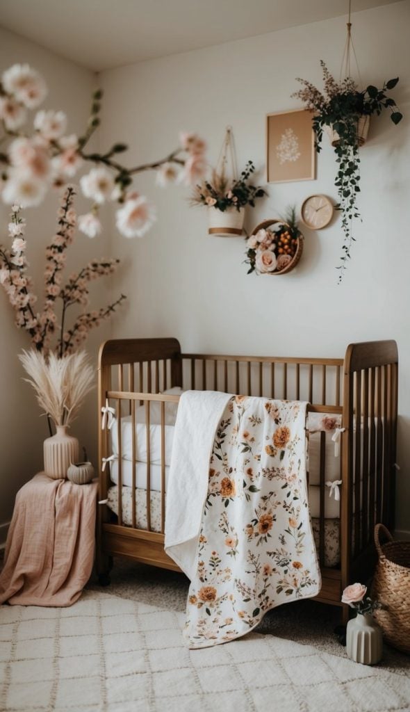 17 Floral Nursery Ideas: Blooming Beauties for Your Baby's Botanical Haven