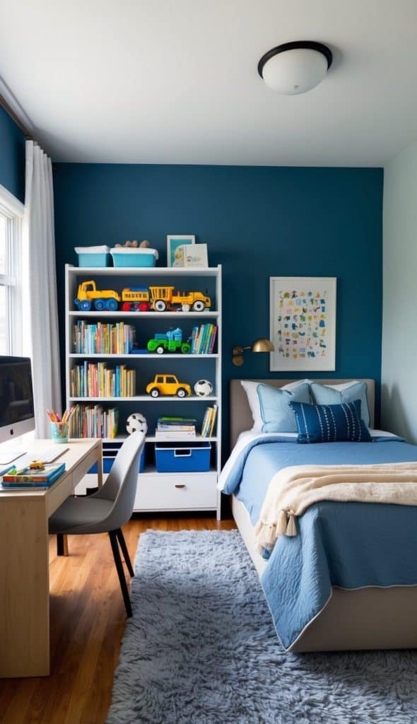 24 Boys' Blue Bedroom Ideas: Nautical Themes and Bold Patterns for a ...