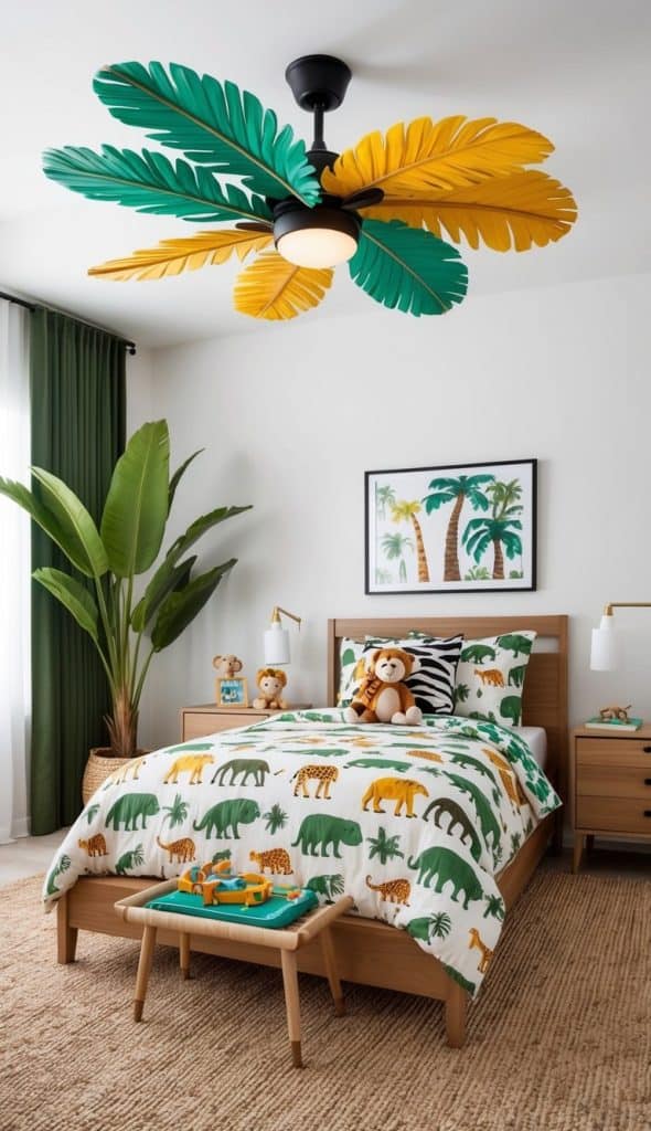 23 Jungle Safari Bedroom Decor Ideas for Kids: Bring the Wild Adventure ...