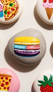 28 Food Painted Rock Ideas: Creative Designs for Yummy Rock Art Fun ...