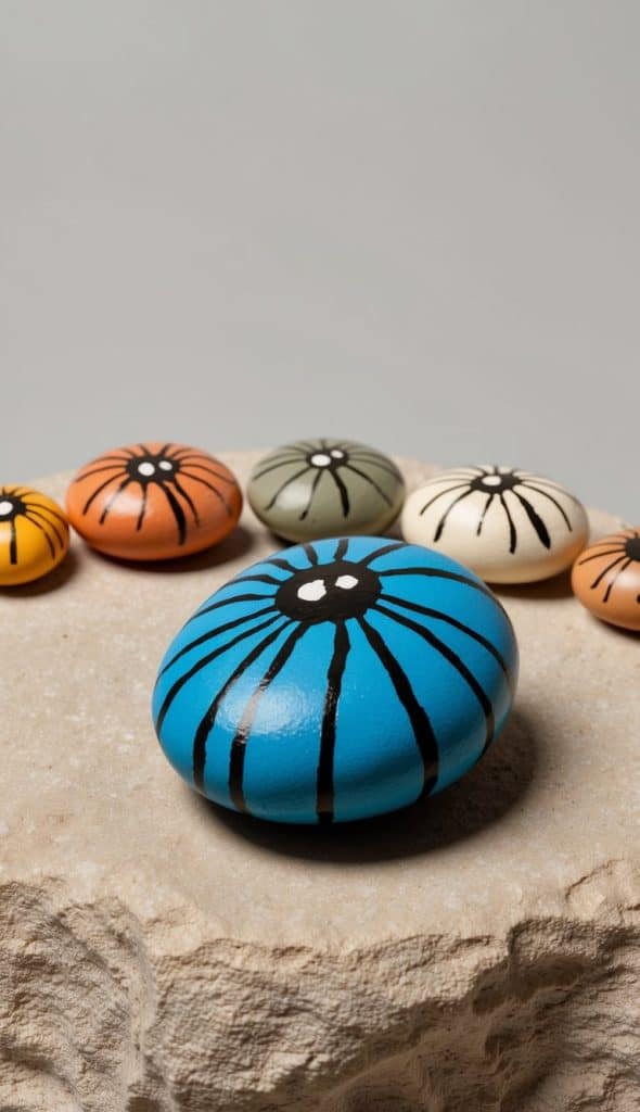 22 Spider Painted Rock Ideas: Creepy-Crawly Designs for Fun Rock Art ...