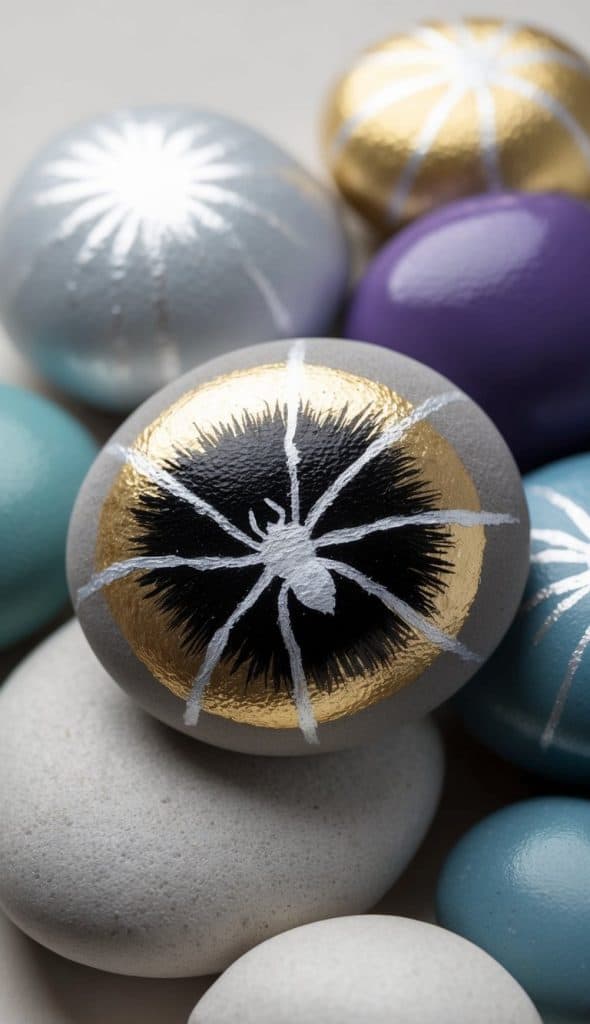 22 Spider Painted Rock Ideas: Creepy-Crawly Designs for Fun Rock Art ...