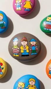 Paint Rocks Cartoon 25 Cartoon Painted Rock Ideas: Fun Ways to Create Animated Characters ...