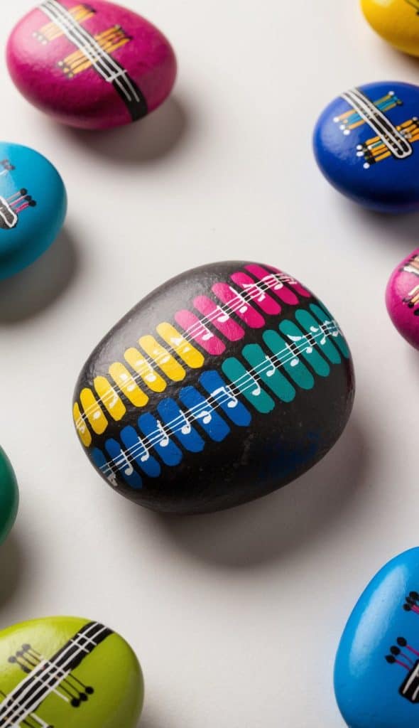 26 Music Painted Rock Ideas: Creative Ways to Express Your Love for ...