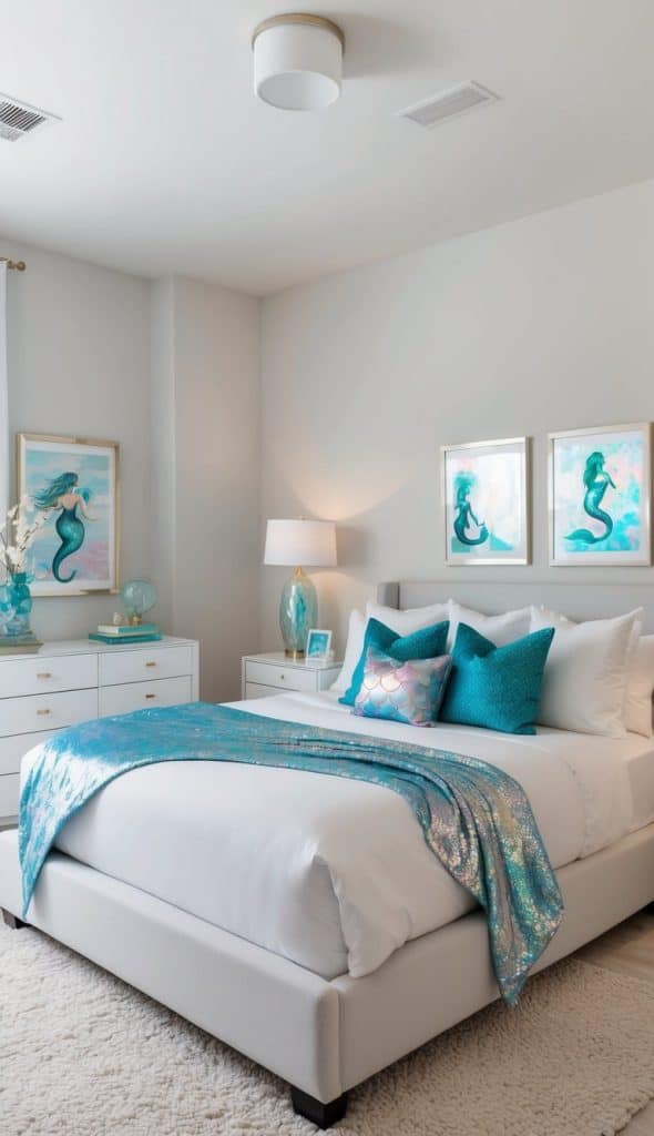 20 Mermaid Bedroom Decor Ideas for Kids: Create a Magical Underwater Oasis