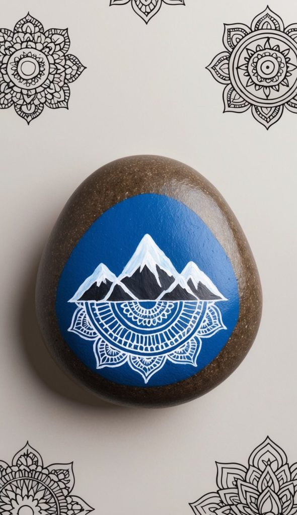 28 Mandala Painted Rock Ideas: Simple Designs for Mindful Creativity ...