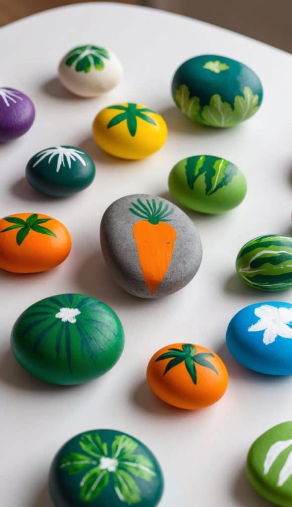 22 Vegetable Painted Rock Ideas: Fun Garden-Inspired Crafts for All ...