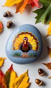 26 Turkey Painted Rock Ideas: Adorable Thanksgiving Crafts for the ...