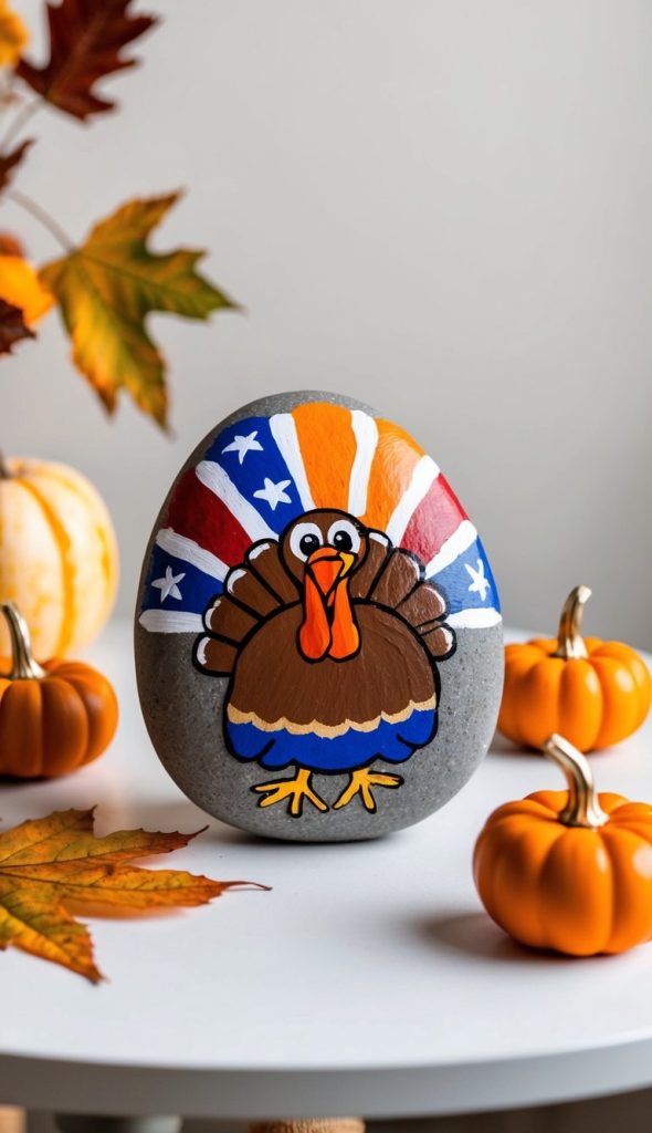 26 Turkey Painted Rock Ideas: Adorable Thanksgiving Crafts for the ...