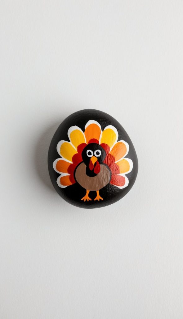 26 Turkey Painted Rock Ideas: Adorable Thanksgiving Crafts for the ...