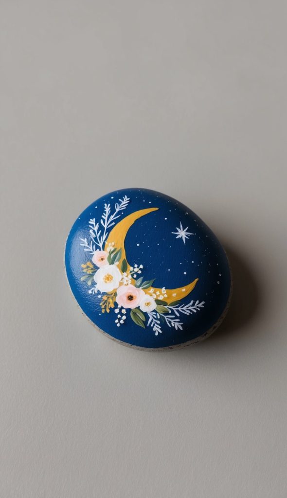 17 Moon Painted Rock Ideas: Create Your Own Celestial Masterpieces at ...