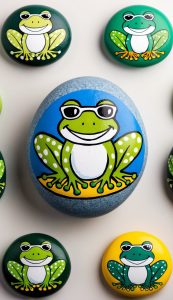 Frog Faces On Rocks 28 Frog Painted Rock Ideas: Creative Ways to Add Amphibian Charm to ...