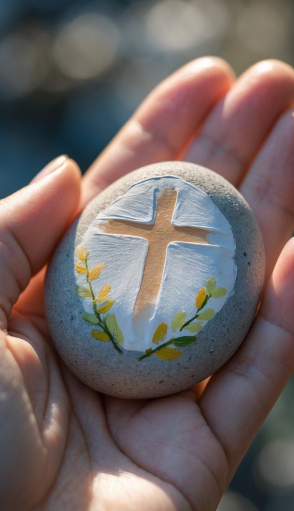 24 Christian Painted Rock Ideas to Share God’s Love - Living Tickled