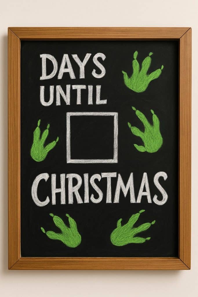 18 Grinch Chalkboard Art Ideas for Festive Holiday Creativity