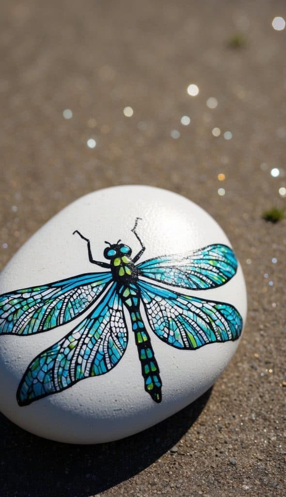 Dragonfly Rocks 15 Dragonfly Painted Rock Ideas: Bringing Colorful Wings to Your Garden ...