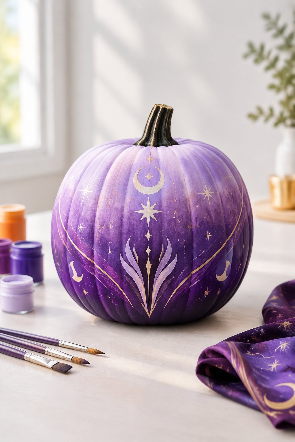 Amethyst Ombre Wrap - kpop demon hunters pumpkin painting