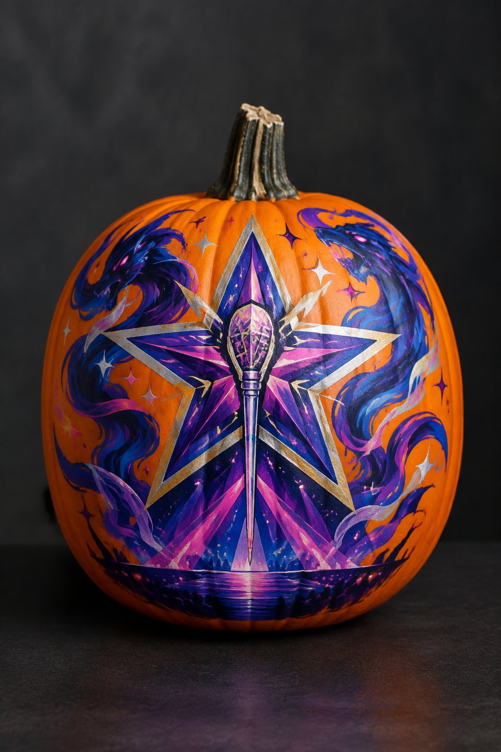 Concert Star Pumpkin - kpop demon hunters pumpkin painting