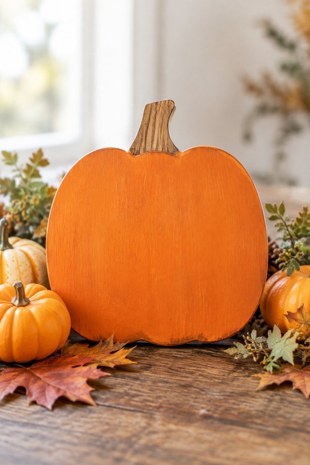 Happy Harvest Pumpkin Sign - wooden painted pumpkin signs