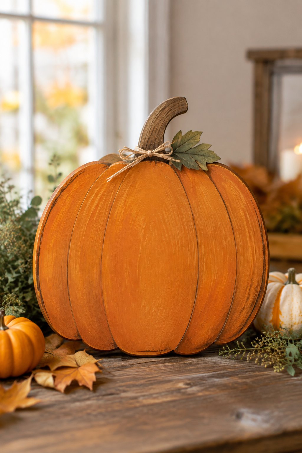 Scripture Pumpkin Sign - wooden painted pumpkin signs